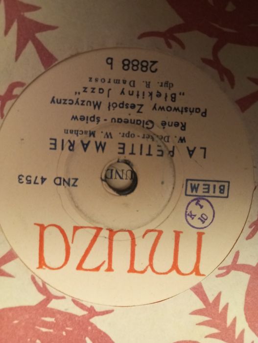 Muza - płyta szelakowa przedwojenna Jazz Group The Dave Burman