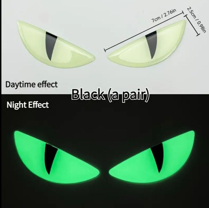 Наклейки для мотоцикла, глазки