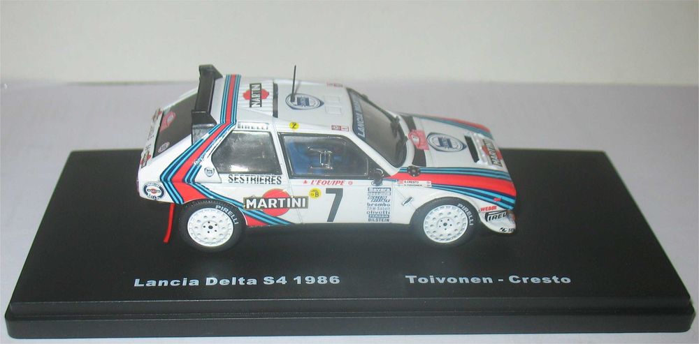 Lancia Delta S4 - Vencedor Rally de Monte Carlo 1986 - Henri Toivonen