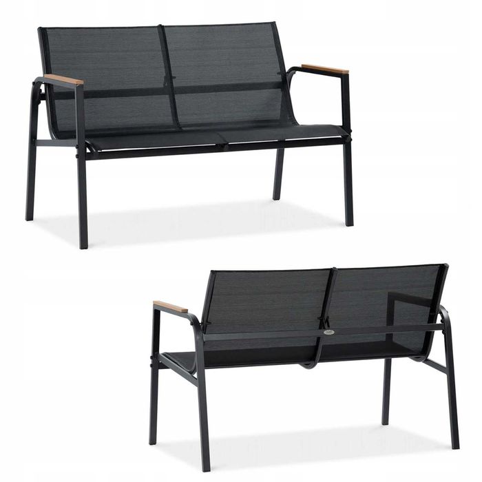 Zestaw Mebli Ogrodowych Tarasowych na balkon 2x Fotel Sofa Stolik hit