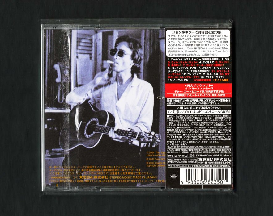 japońskie wydanie CD John Lennon Acoustic