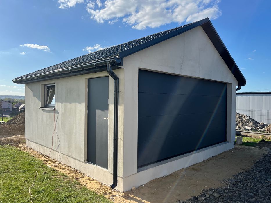 Garaż szkieletowy dwustanowiskowy 35m2 - Johny House