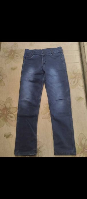 Джинсы утеплённые флисом