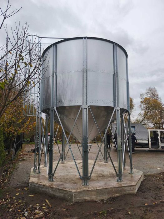 NOWY silos paszowy 14,7 T - transport-polski producent - szybki termin