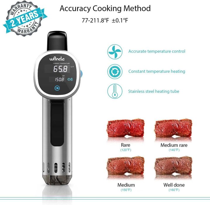 Fogão de Precisão Sous Vide wancle