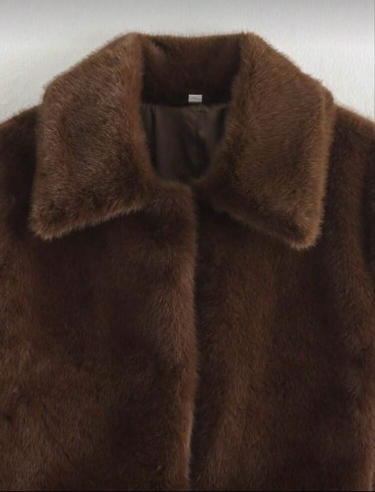 Шуба  в стилі zara