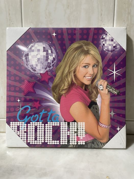 Hannah Montana Quadros decorativos 25x25 Disney Miley Cyrus