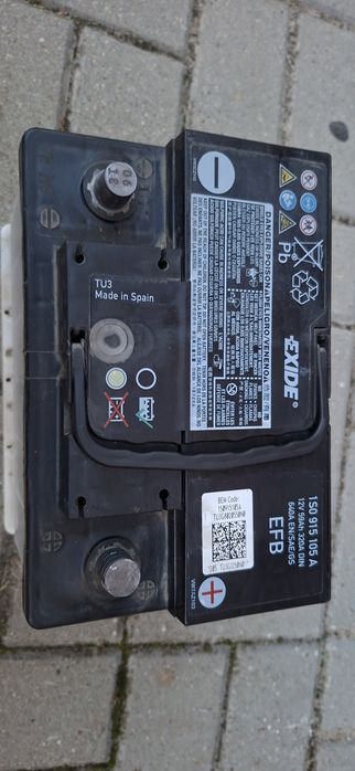 Akumulator Exide EFB 12V 59Ah 640A