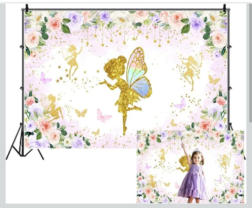 Renaiss Tło fotograficzne wróżki 3m x 2.5m