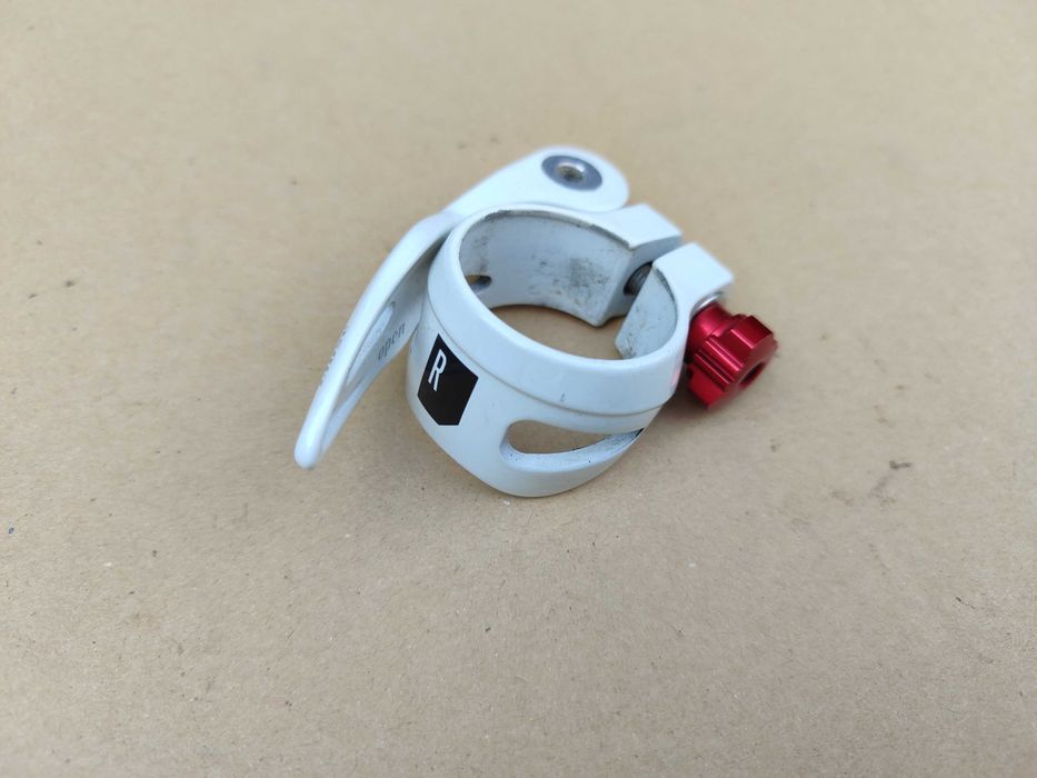 Zacisk Sztycy Rose 31.8mm Biały Szybkozamykacz
