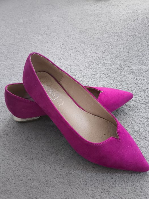 Półbuty fuksja 39