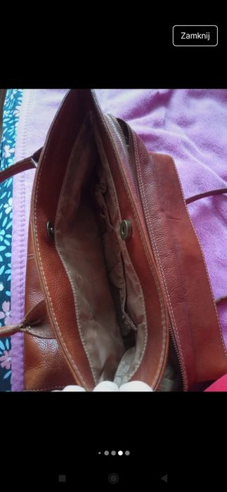 Skórzana torebka Picard