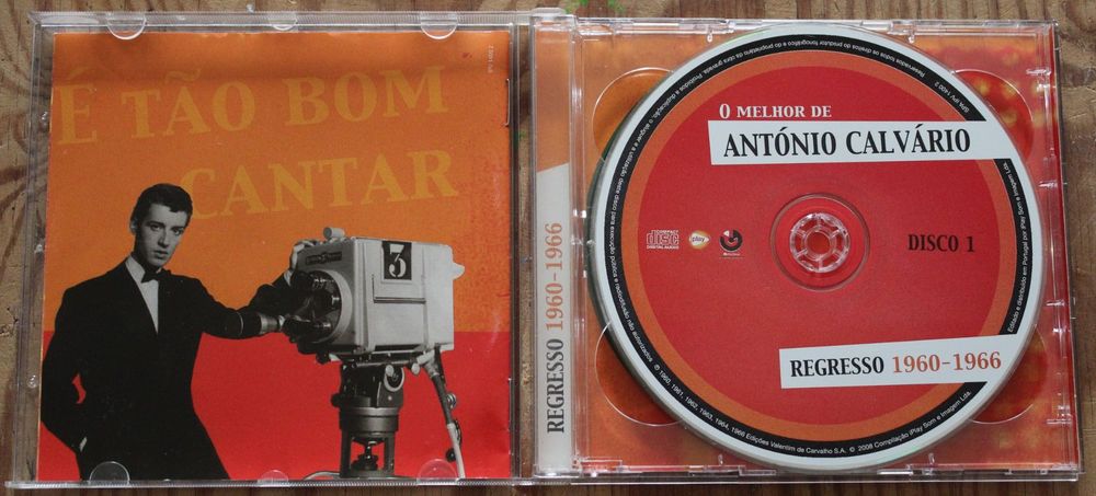 CD duplo António Calvário - O Melhor de António Calvário, Regresso 1960 - 1966  (2008)