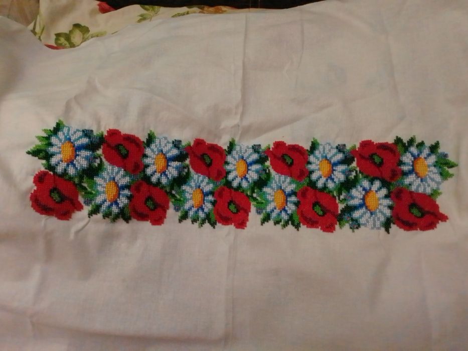 Заготовка пояса вишита бісером