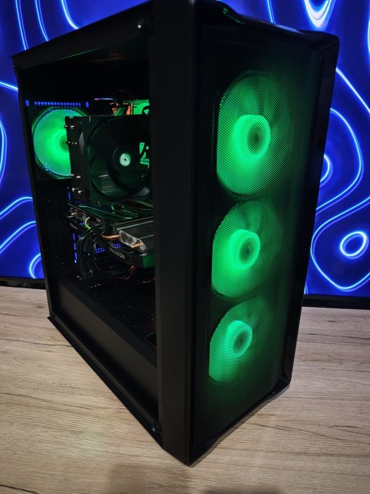 Komputer Gamingowy RGB | Ryzen 5 3600 | RX 6600 | SSD 512GB | 16GB RAM