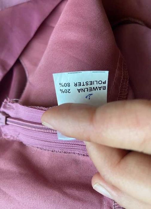 46 48 aldra sukienka roż pastele elegancka śliska +size plus size