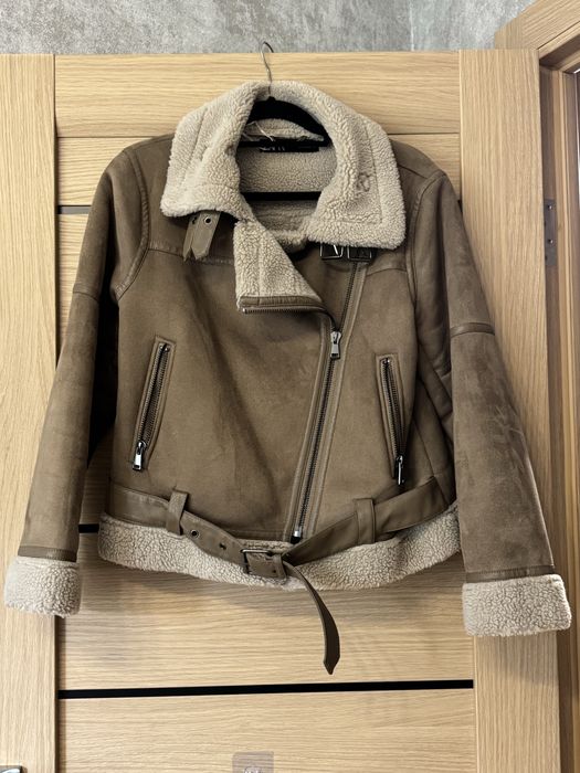 Куртка Zara замш