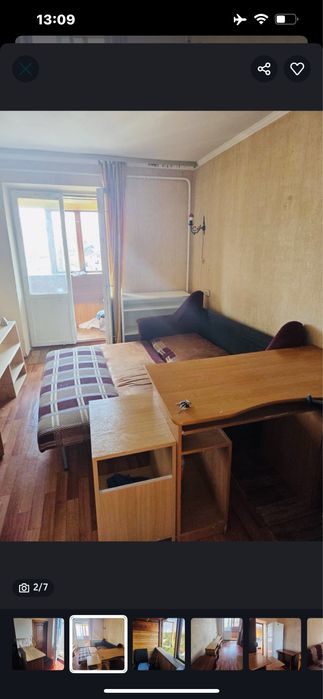 Продам кімнату в гуртожику з власним балконом