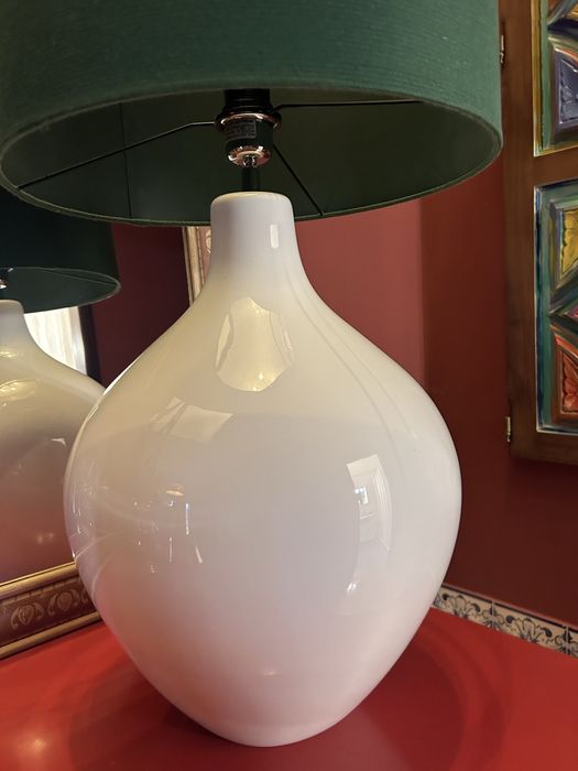 Candeeiro Cerâmica 83 cm altura