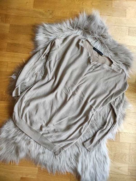 Sweter r. M / 38 / 10 Reserved Sweterek Nietoperz Złota Nitka Lato