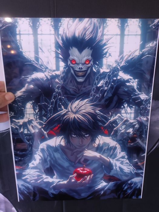Death Note - quadro sublimação alumínio