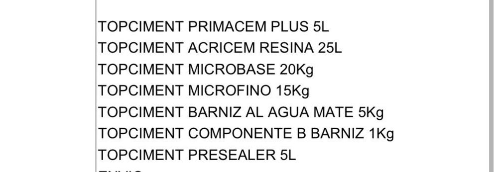 Micro cimento TopCiment