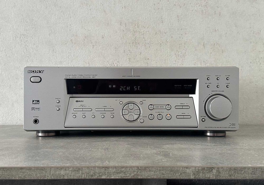 Ресивер Sony STR-DE475 (5 × 100 Вт / 8 Ом / ЦАП / FM-приймач)