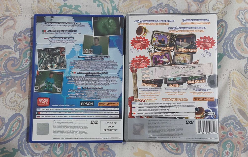 (PS2) Jogos EyeToy + Camera
