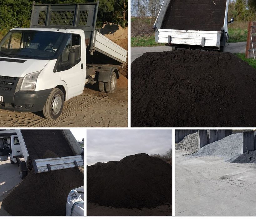 TRANSPORT WYWROTKĄ Piasek,Żwir,Ziemia, Beton  Żukowo  + 30 km