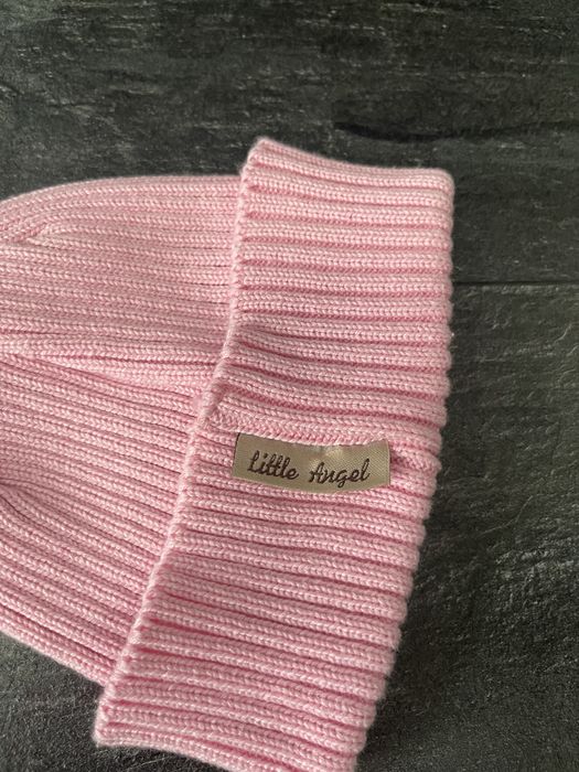Шапка плетена рубчик littleangel