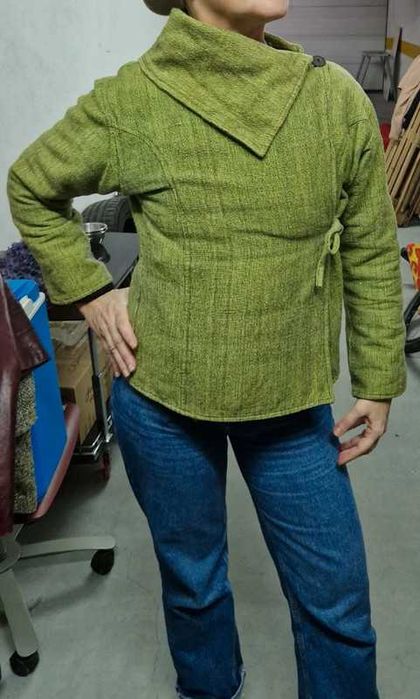 Casaco verde tamanho s