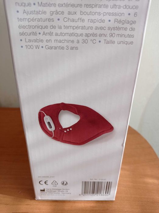 Электрогрелка Sanitas, для шеи и спины, Германия.