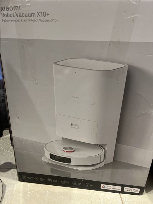 Робот пилосос Xiaomi Robot Vacuum X10+ з док-станцією