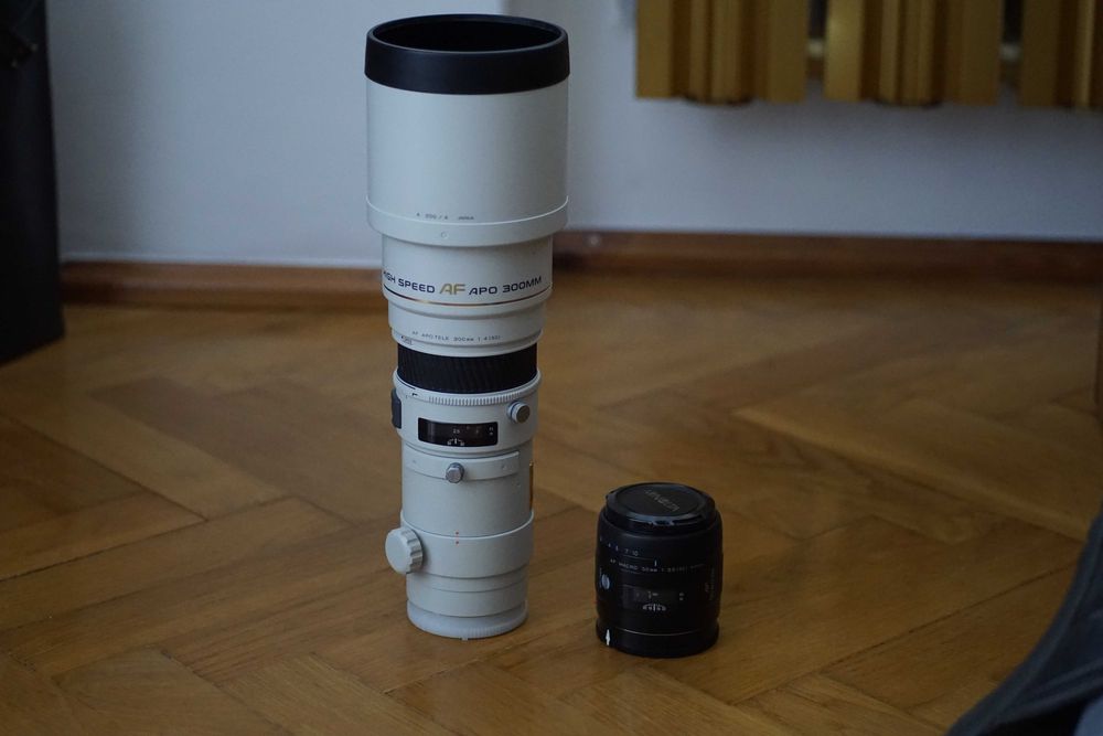 Obiektyw Minolta AF Apo Tele 300mm f/4.
