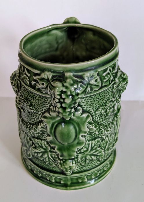 Caneca cerâmica vinho/água, estilo Bordado Pinheiro