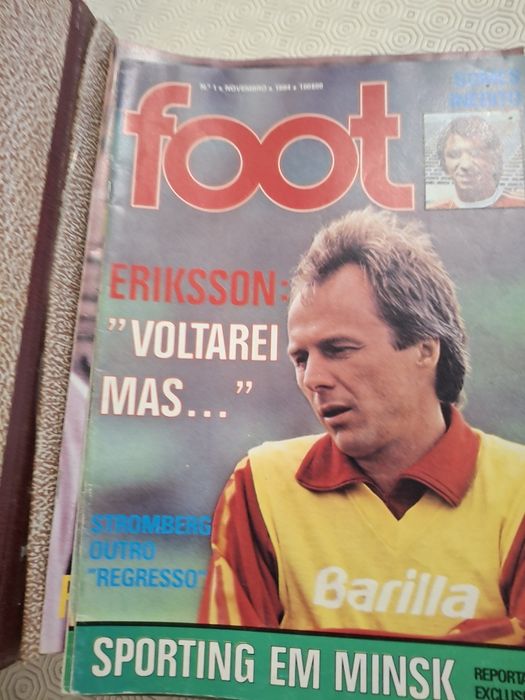 Revistas Foot futebol 24 números encadernação original