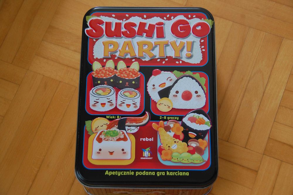Sushi go party! PL, gra b. dobry stan
