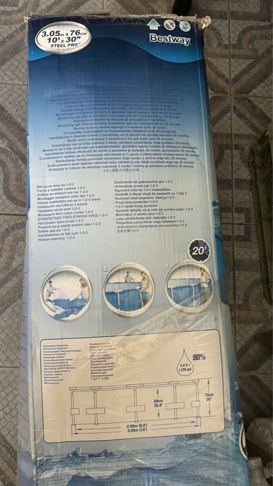 Piscina Tubular BESTWAY