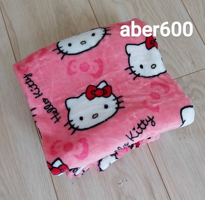 Spodnie Hello Kitty ~ Pluszowe ~ Idealne na Prezent ~ Koralowe ~ L/XL