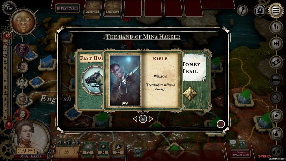 Fury of Dracula PS4 / PS5 gra bazująca na planszówce dla kilku graczy