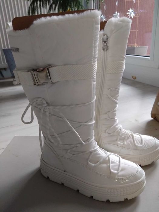 Śniegowce Tamaris (białe) - roz. 36