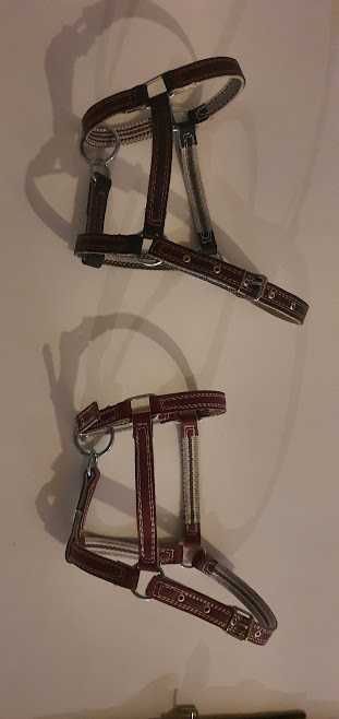 Для коня, корови недоуздок Червоний, новий, міцний, регульований