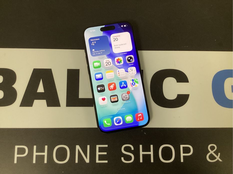 Sklep ladny Apple Iphone 15 Pro 128gb black bateria 86%