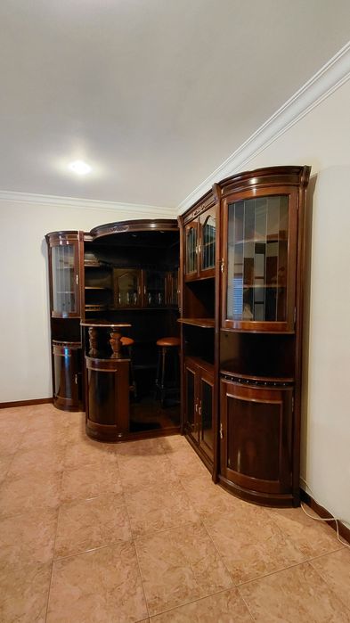 Móvel de sala de madeira maciça