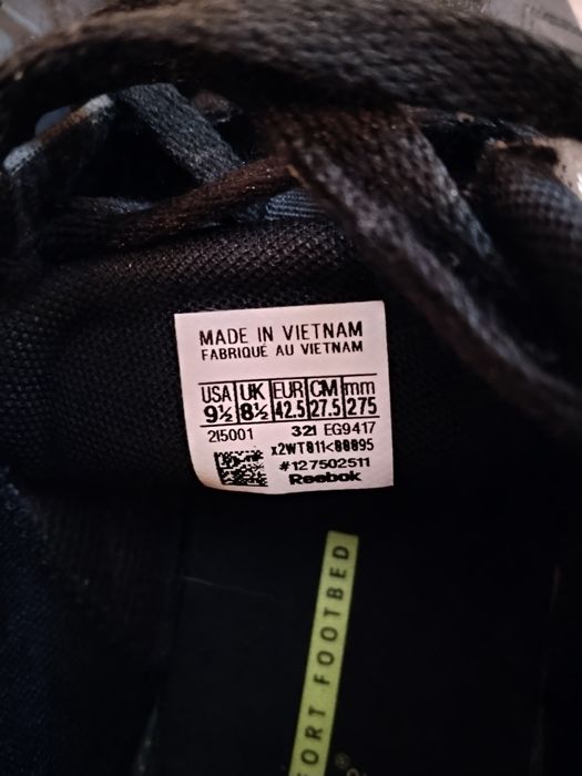Чоловічі кеди Reebok розмір 42.5