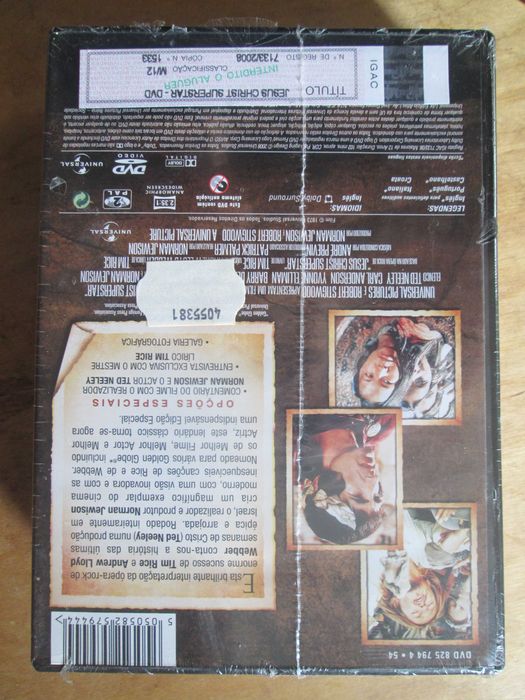 DVD Jesus Christ Superstar (1973), novo, selado