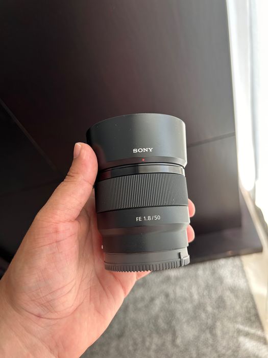 Lente sony 50mm 1.8 Nova nunca usada