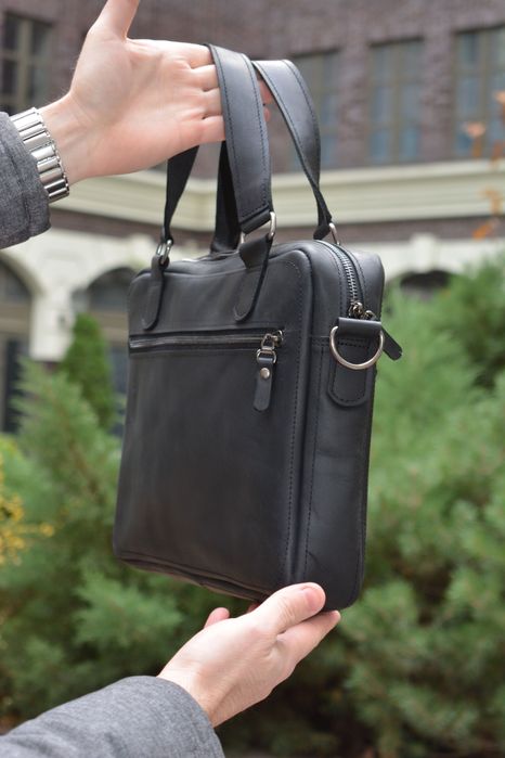 Сумка шкіряна кожаная подарунок хлопцю чоловіку подарок мужчине парню