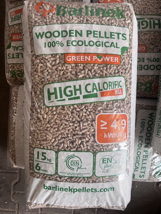 Pellet drzewny Barlinek 6mm Certyfikowany Dostawa