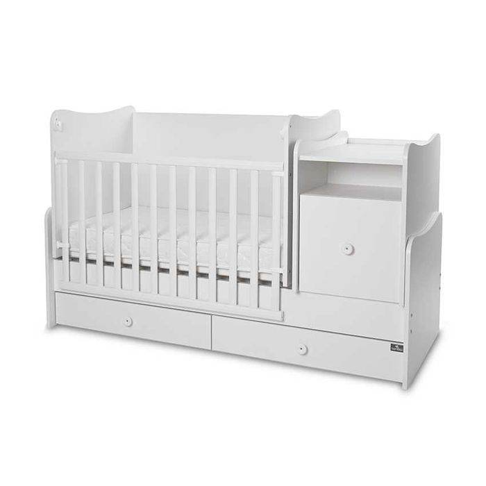 Berço Evolutivo Lorelli com os 2 colchões (berço e cama)
